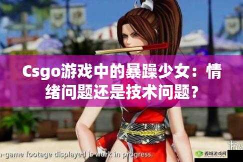 暴躁少女 CSGO 图片背后的故事：她为何钟情射击游戏