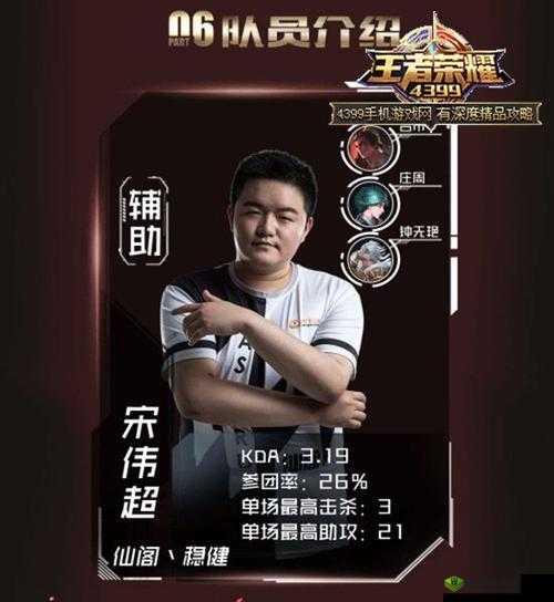 王者荣耀全能新人王加盟仙阁，其是替补还是主力引关注