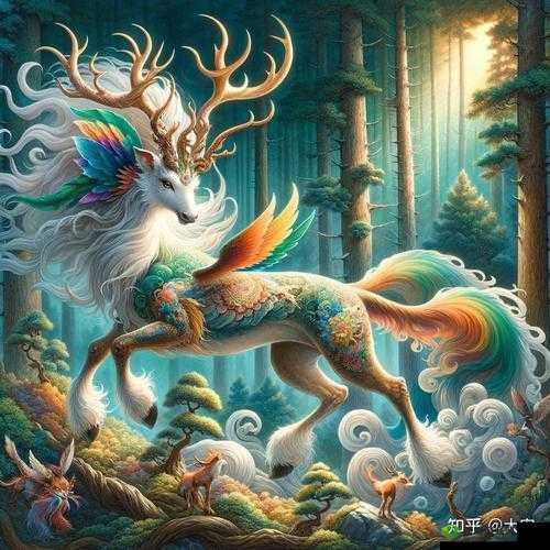 神秘鬃毛：银角狰的独特魅力