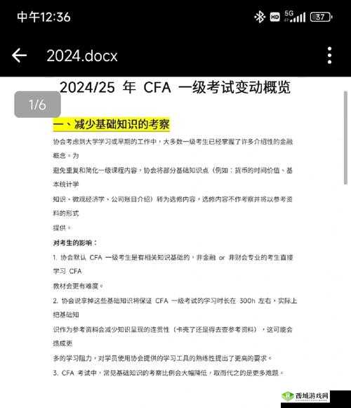 CFA 三级 2024:考试要点与备考策略