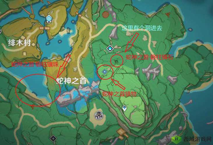 原神八酝岛矿点路线全揭秘,探险家的寻宝指南