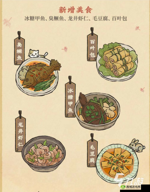 江南百景图菜肴有什么用，菜肴作用详细介绍