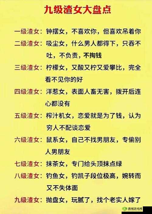 渣男渣女鉴定师渣女自白第四关怎么过？通关攻略及演变史专题